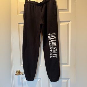 Taylor Swift The Eras Tour Black Sweatpants